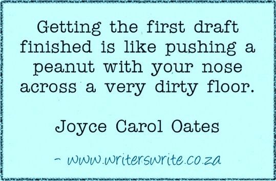 Getting a first draft finished meme